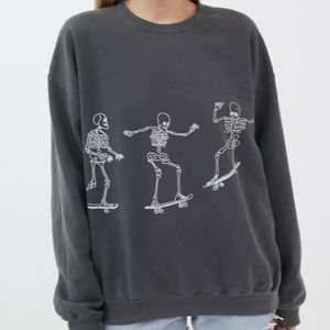 Urban Outfitters Skeleton Crewneck